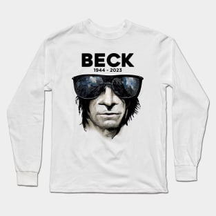 Jeff Beck No 5: Rest In Peace 1944 - 2023 (RIP) Long Sleeve T-Shirt